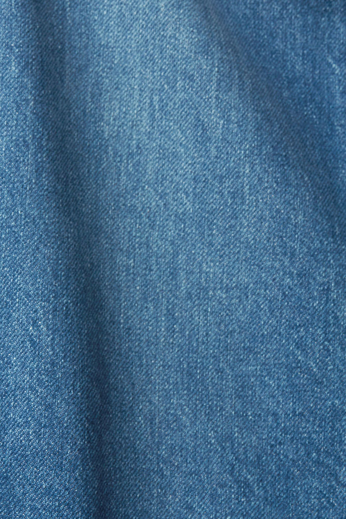 Denim skirt, organic cotton, BLUE MEDIUM WASHED, detail-asia image number 5