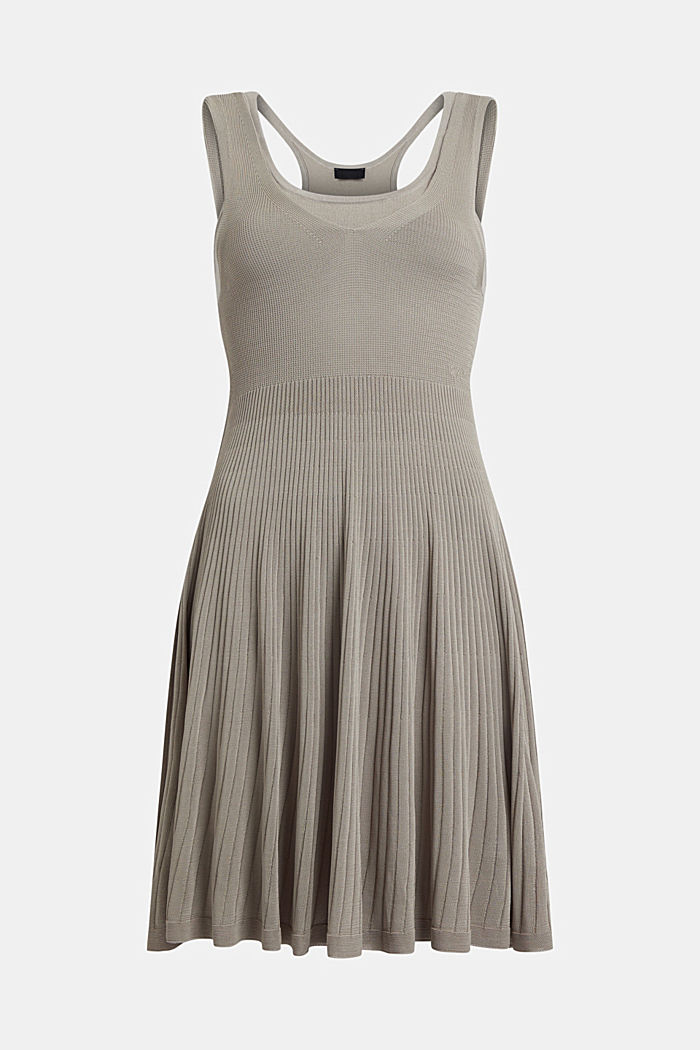 2-in-1 pleated tank dress set, SAND, detail-asia image number 4