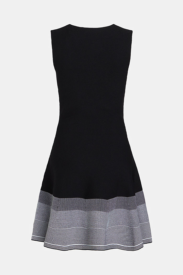 Seamless knit ombre dress, BLACK, detail-asia image number 5