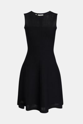 Seamless knit mesh dress