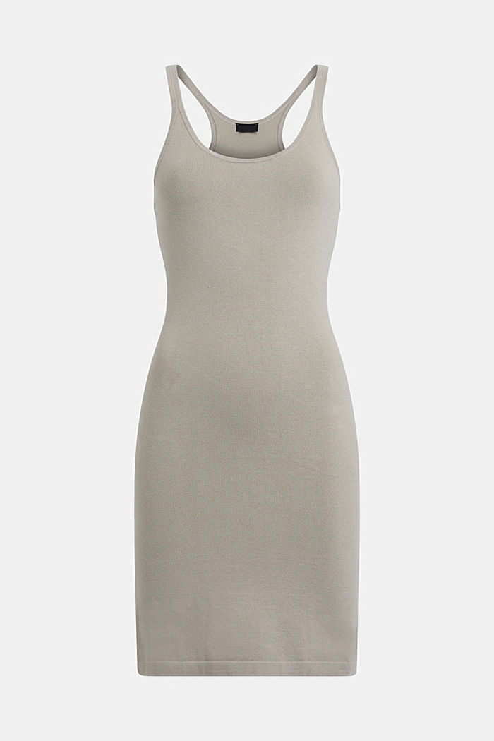 2-in-1 ribbed tank dress set, SAND, detail-asia image number 4