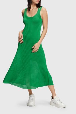 2-in-1 ribbed tank dress set