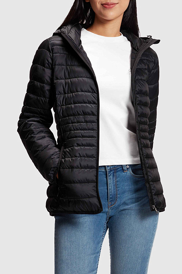 Quilted jacket with 3M™ Thinsulate™ padding, BLACK, detail-asia image number 0