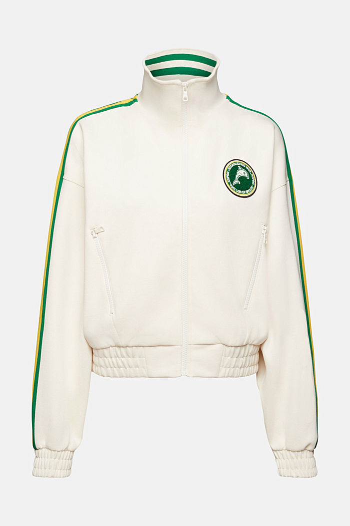 Cropped track jacket, OFF WHITE, detail-asia image number 5
