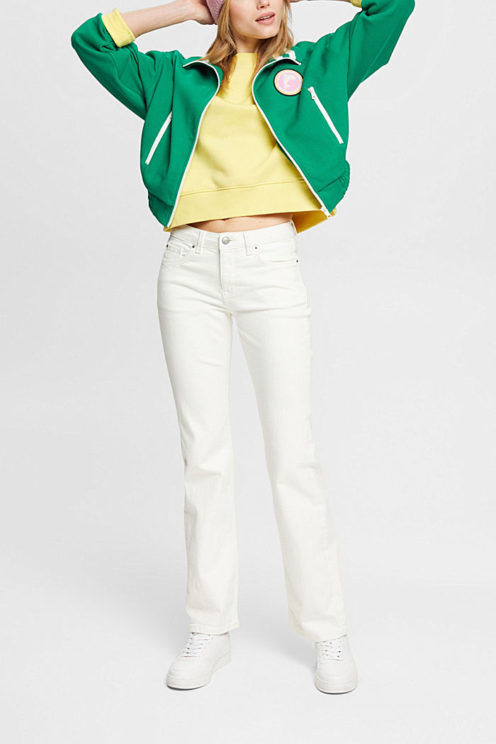 Cropped track jacket, EMERALD GREEN, detail-asia image number 3