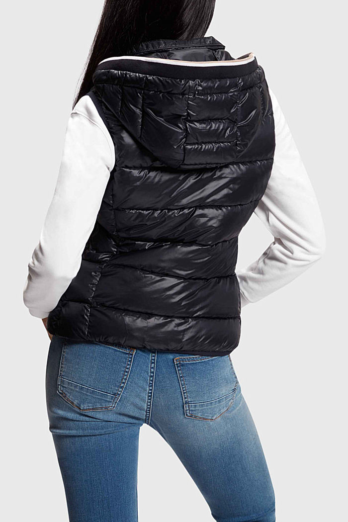 Quilted body warmer with 3M™ Thinsulate™ padding, BLACK, detail-asia image number 1