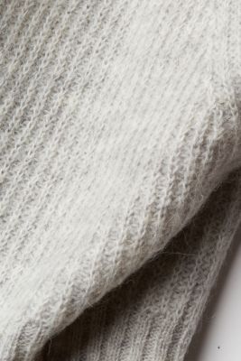 Cropped wool blend cardigan, LIGHT GREY, detail-asia image number 5