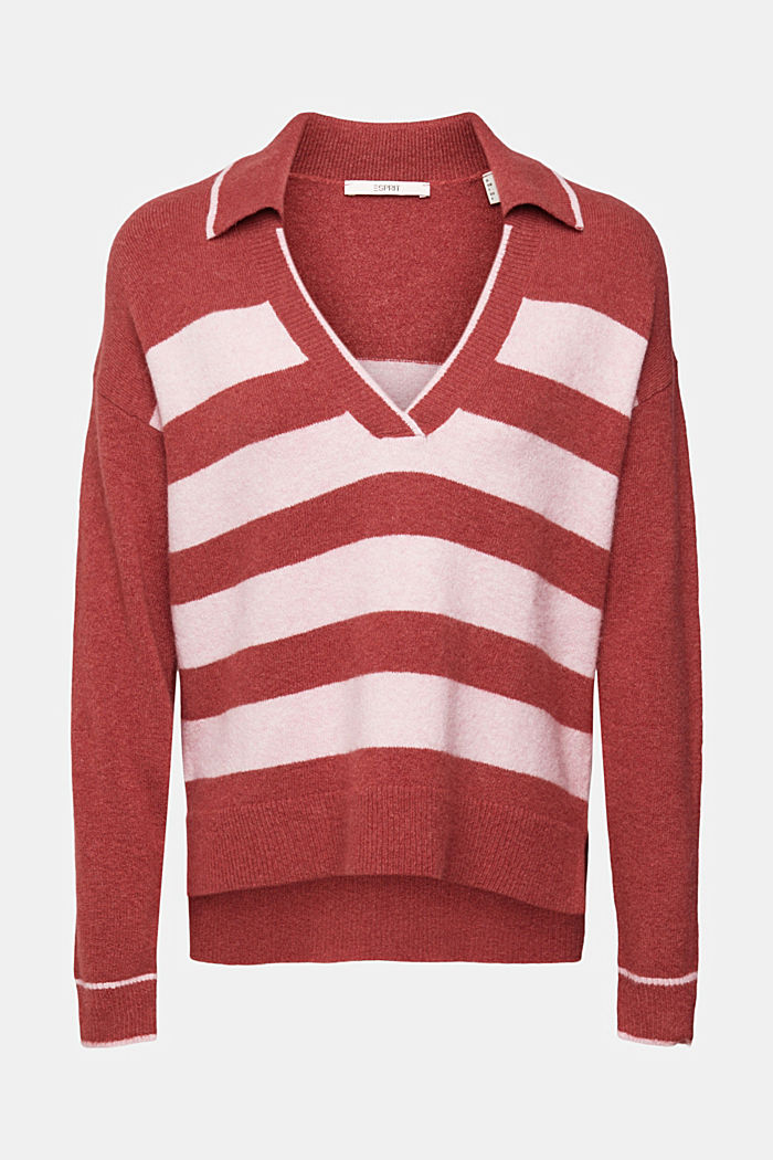 Wool blend jumper, NEW TERRACOTTA, detail-asia image number 6
