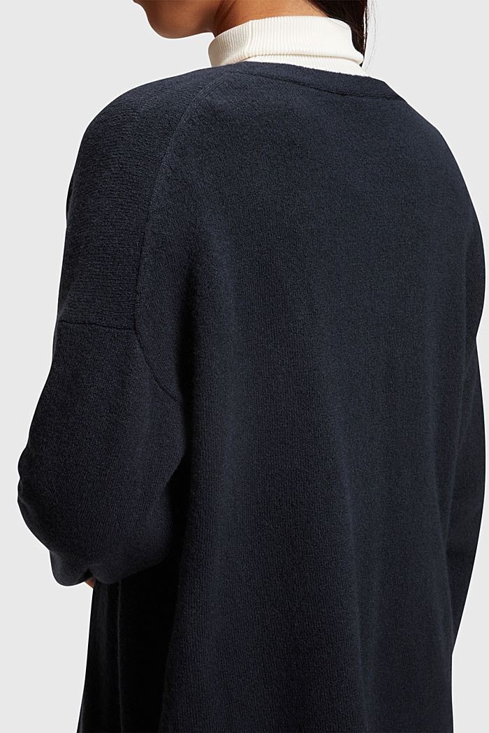 Wool blend jumper, NAVY, detail-asia image number 3