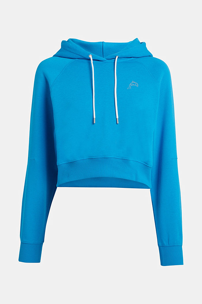 Color Dolphin Cropped Hoodie
