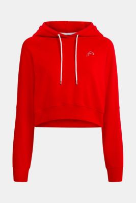 Color Dolphin Cropped Hoodie