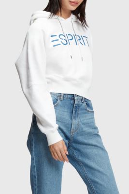 Cropped logo hoodie