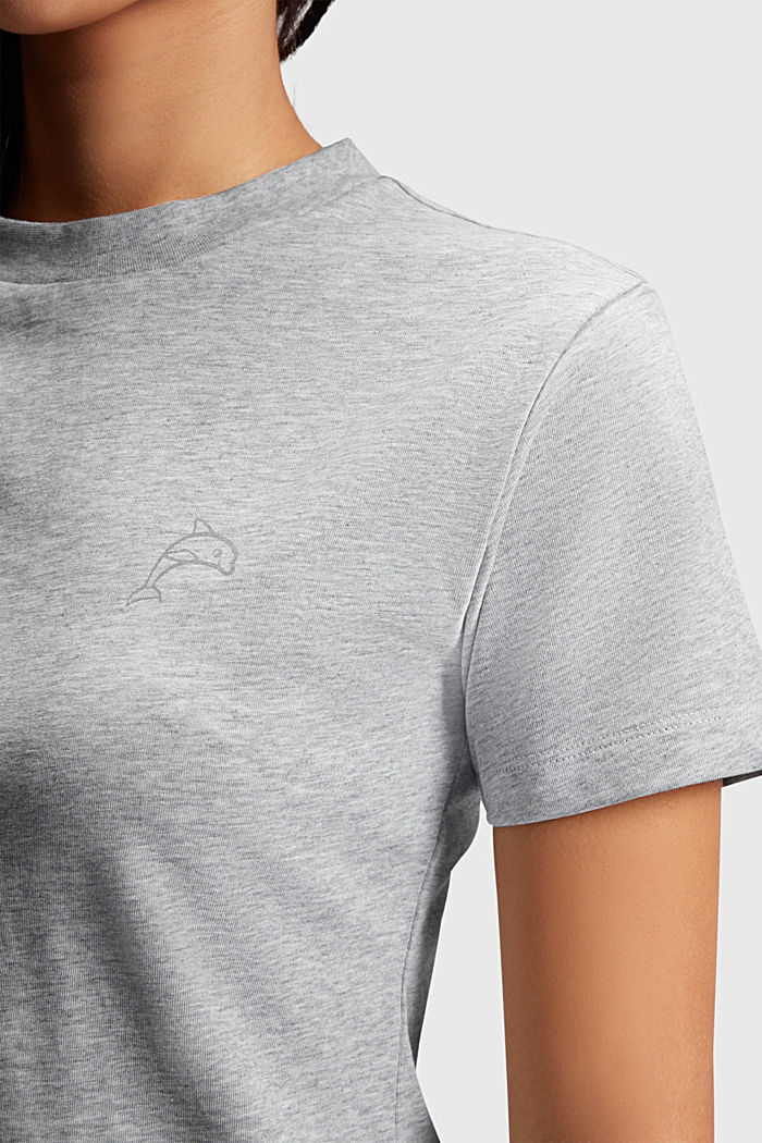 Color Dolphin T-shirt, LIGHT GREY, detail-asia image number 2