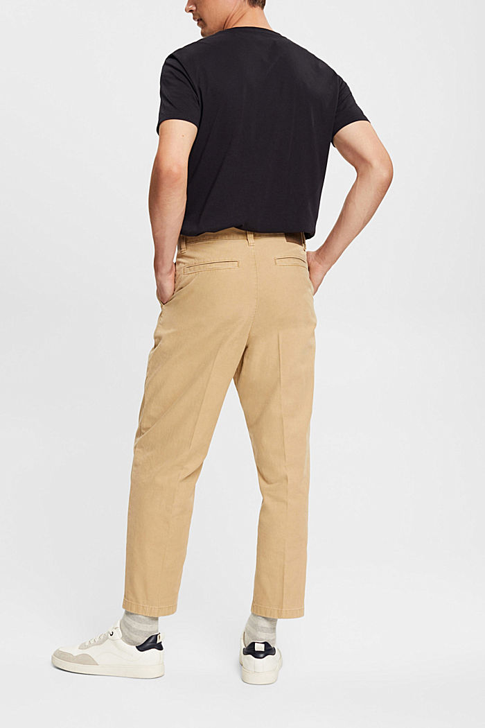 Loose fit chinos, CREAM BEIGE, detail-asia image number 1