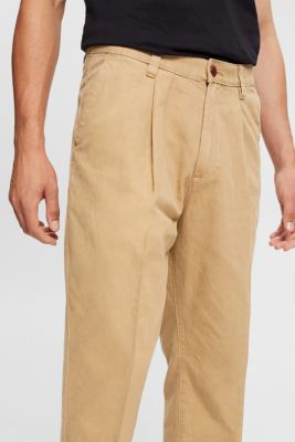 Loose fit chinos, CREAM BEIGE, detail-asia image number 4
