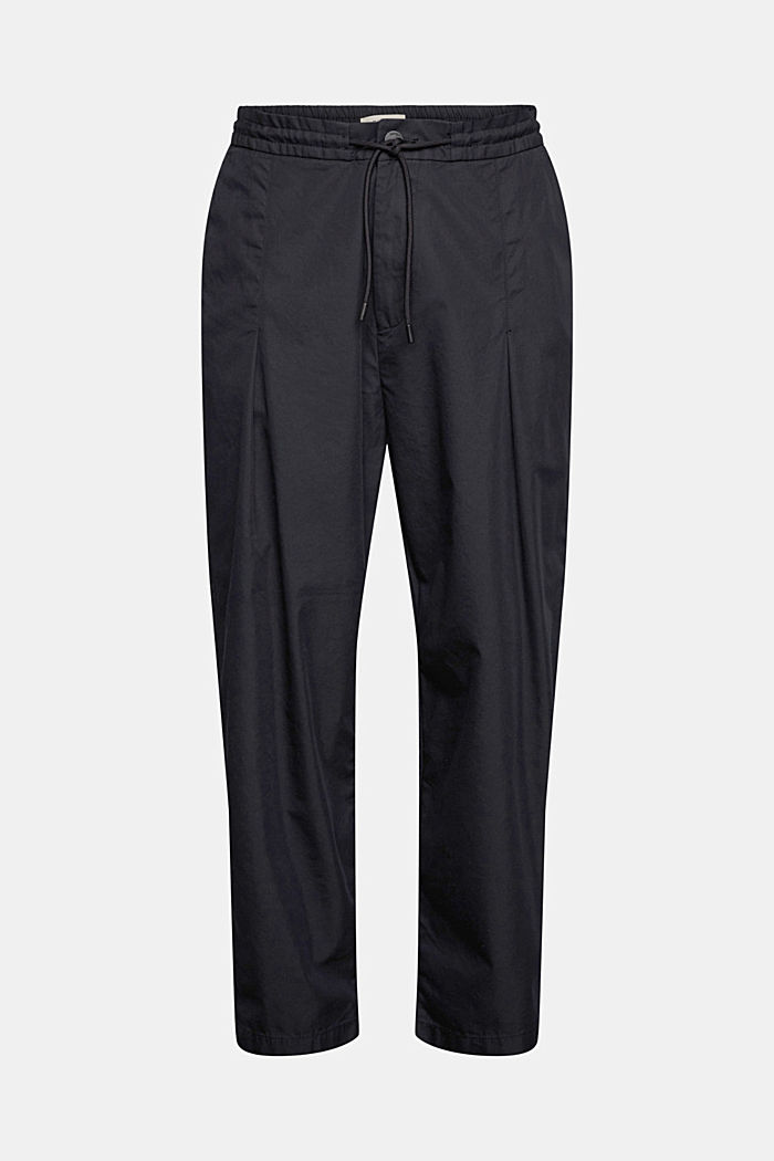 Balloon fit trousers, BLACK, detail-asia image number 7