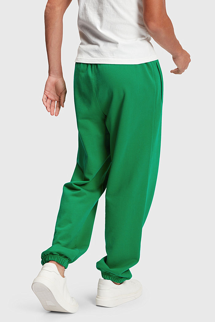 寬鬆LOGO圖案束腳運動褲, 綠色, detail-asia image number 1