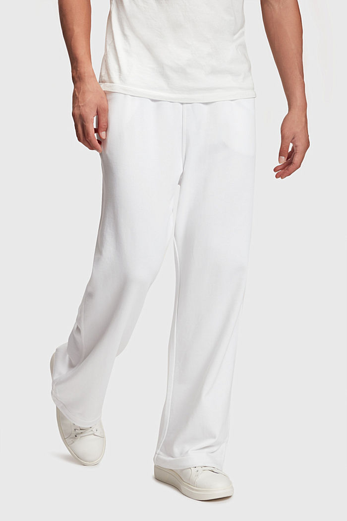 Jersey jogger pants, WHITE, detail-asia image number 0
