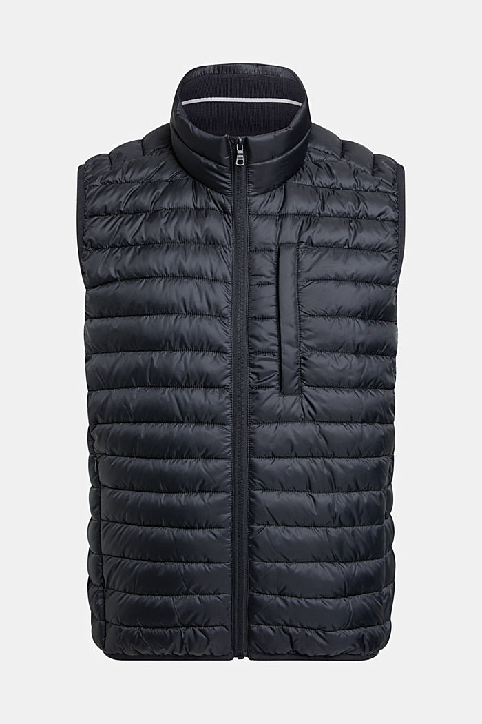 Quilted body warmer with 3M™ Thinsulate™ padding, BLACK, detail-asia image number 4