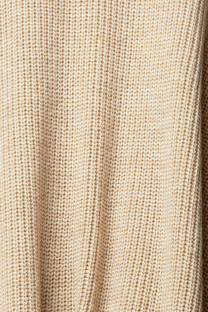 混合材質針織上衣, 米色, detail-asia image number 4