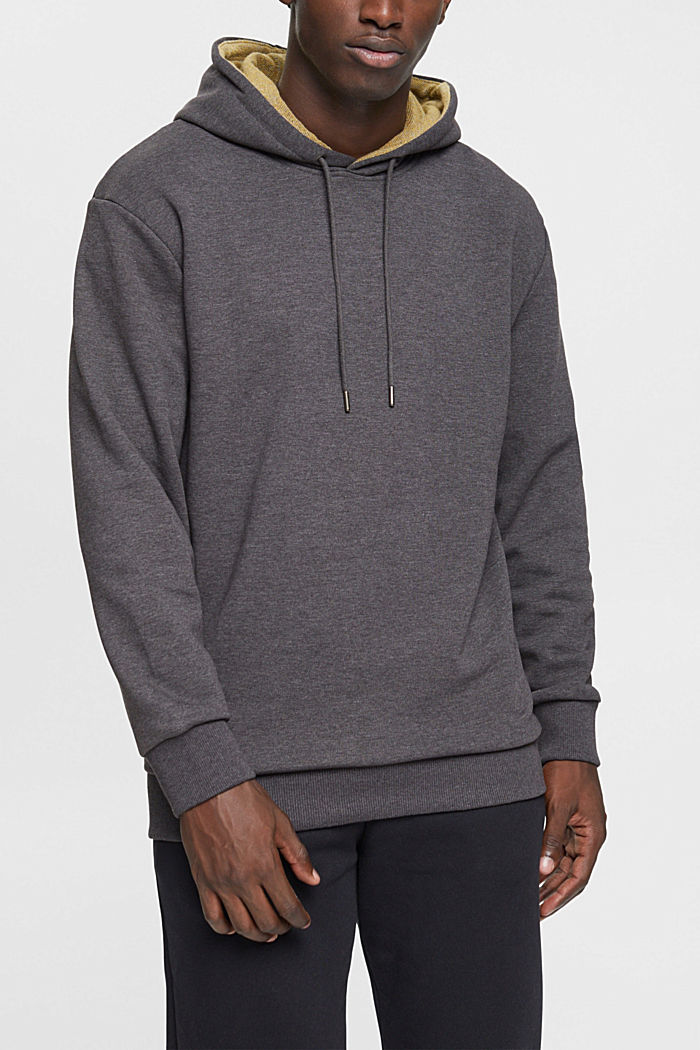 Sweatshirt hoodie, DARK GREY, detail-asia image number 0