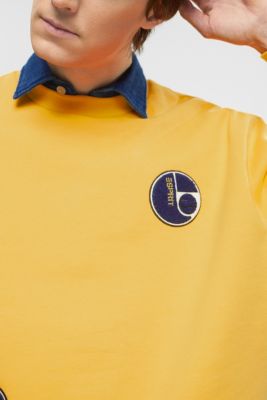 바시티 패치 스웨트셔츠, YELLOW, detail-asia image number 2