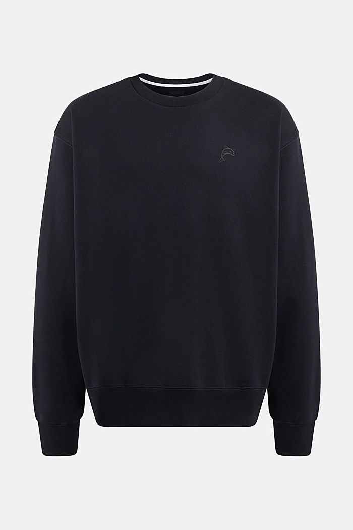 Color Dolphin Sweatshirt, BLACK, detail-asia image number 4