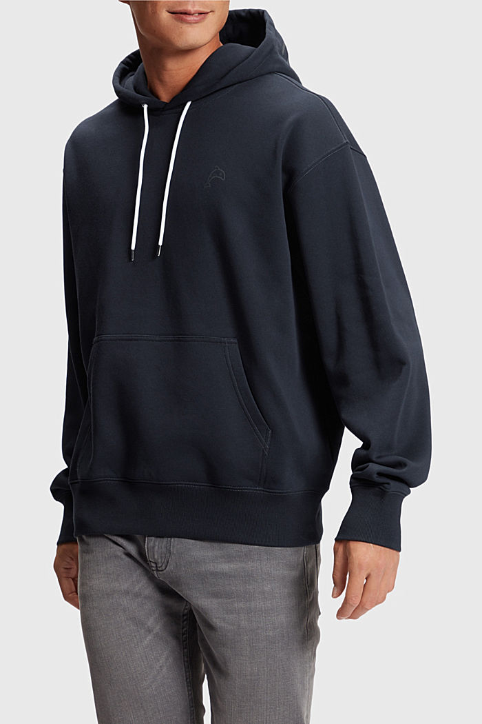 Color Dolphin Hoodie, BLACK, detail-asia image number 0