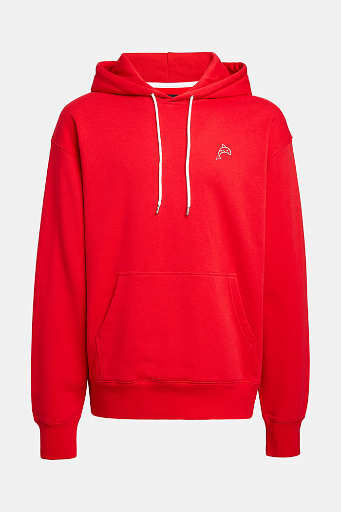 Color Dolphin Hoodie, ORANGE RED, detail-asia image number 4