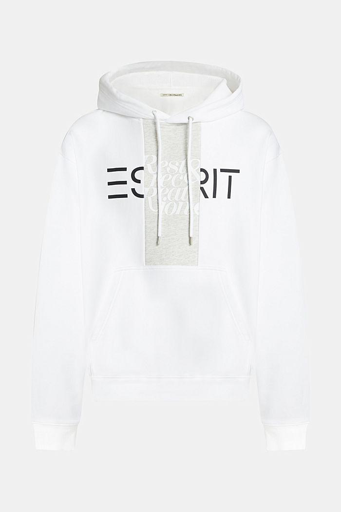 Patched hoodie, WHITE, detail-asia image number 4