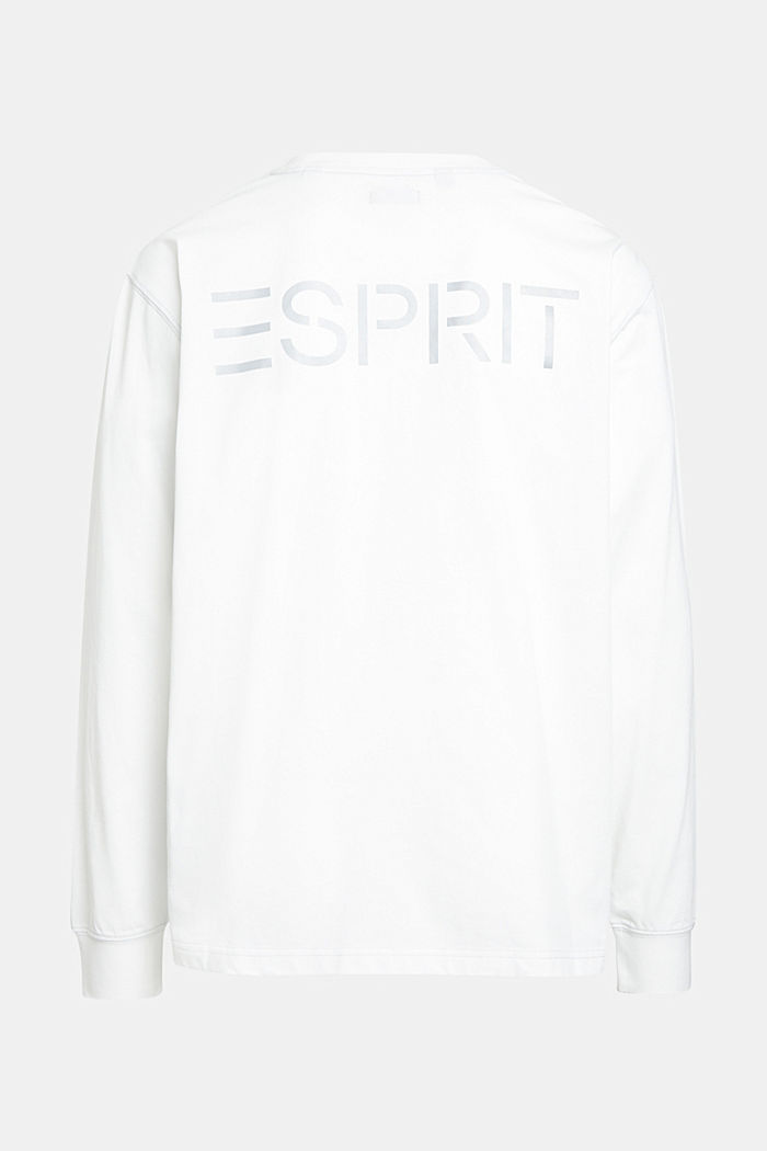 Color Dolphin Long Sleeve Top, WHITE, detail-asia image number 5