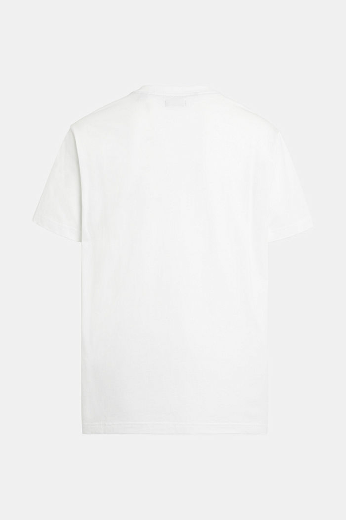 유니섹스 로고 티셔츠, WHITE, detail-asia image number 5