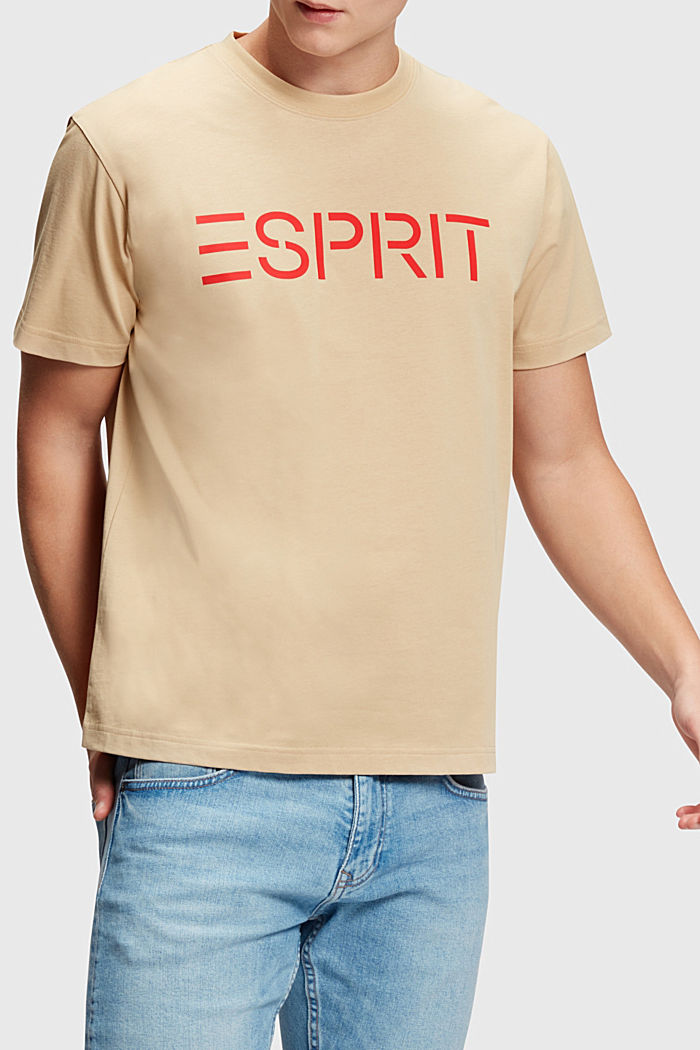 유니섹스 로고 티셔츠, SAND, detail-asia image number 0
