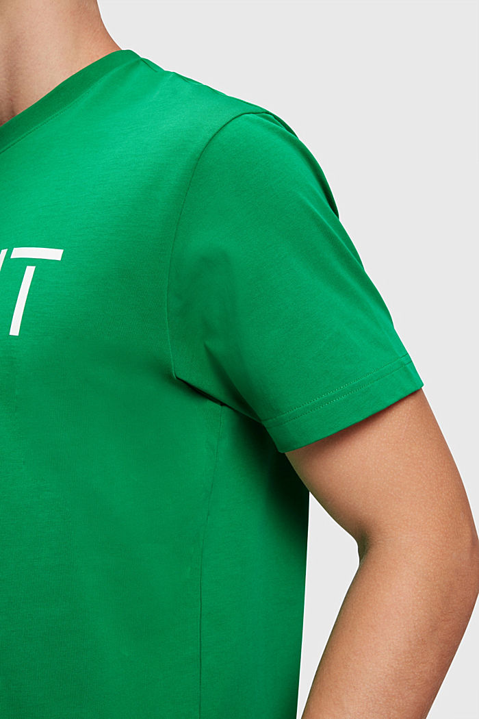 유니섹스 로고 티셔츠, GREEN, detail-asia image number 3