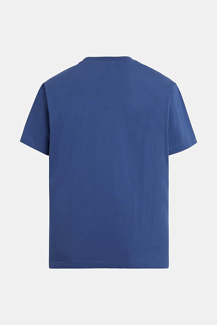 유니섹스 로고 티셔츠, BRIGHT BLUE, detail-asia image number 5