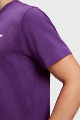 유니섹스 로고 티셔츠, BERRY PURPLE, detail-asia image number 3