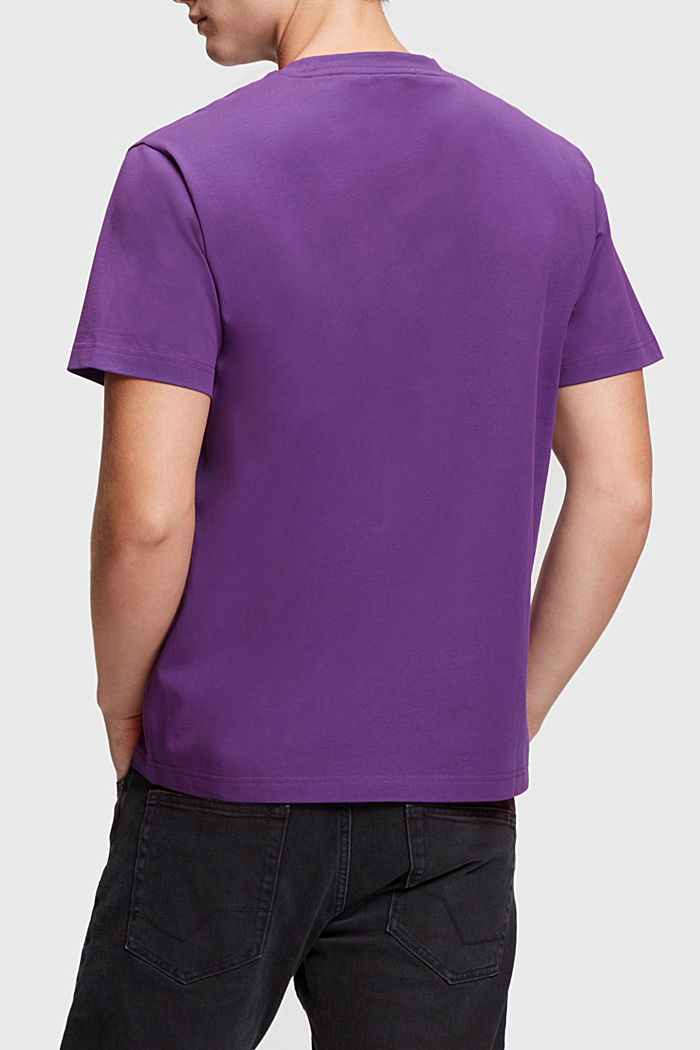 유니섹스 로고 티셔츠, BERRY PURPLE, detail-asia image number 1