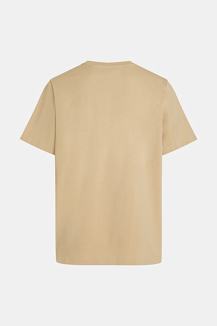 補丁裝飾T恤, 灰褐色, detail-asia image number 5