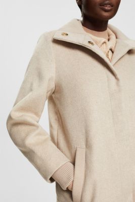 Wool blend coat, ICE, detail-asia image number 5