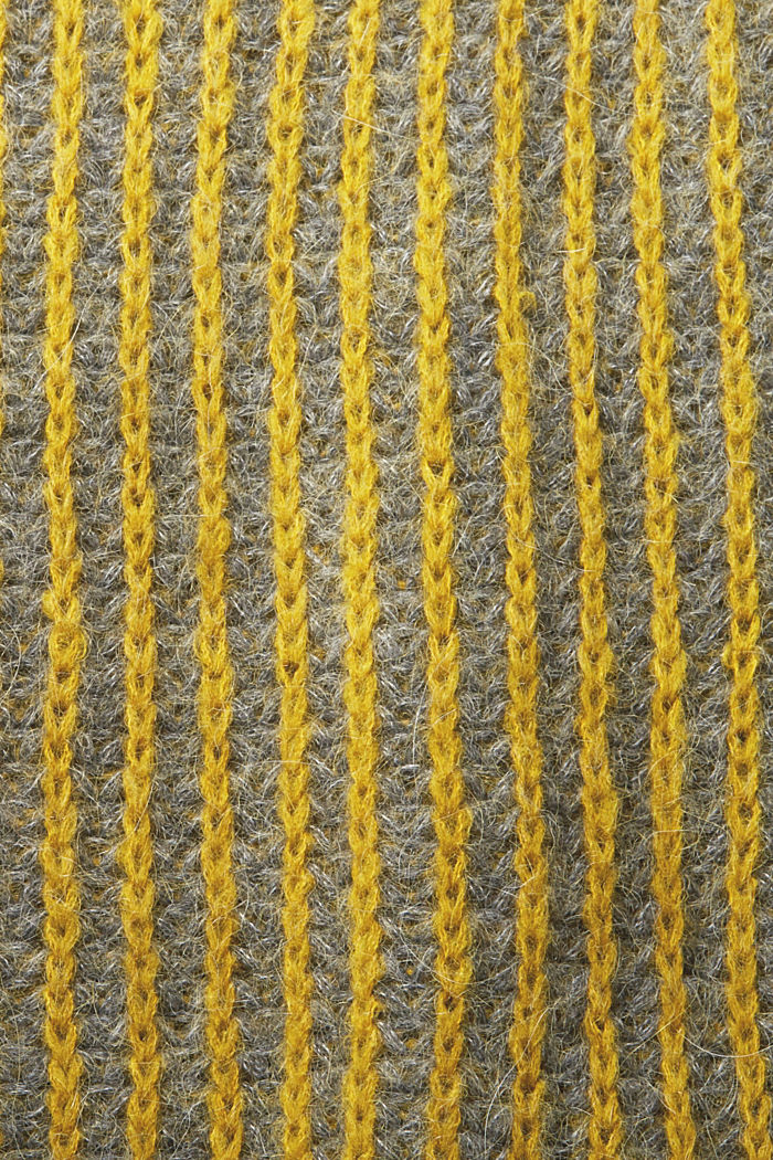 寬鬆樽領針織上衣, 灰色, detail-asia image number 4