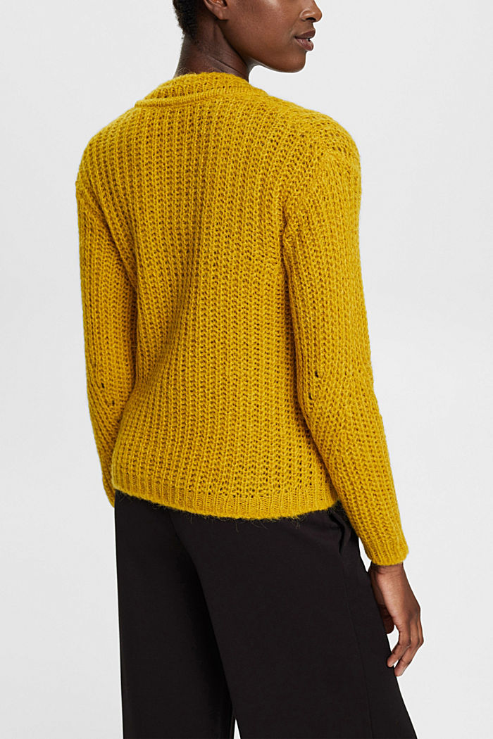 Alpaca blend jumper, DUSTY YELLOW, detail-asia image number 3