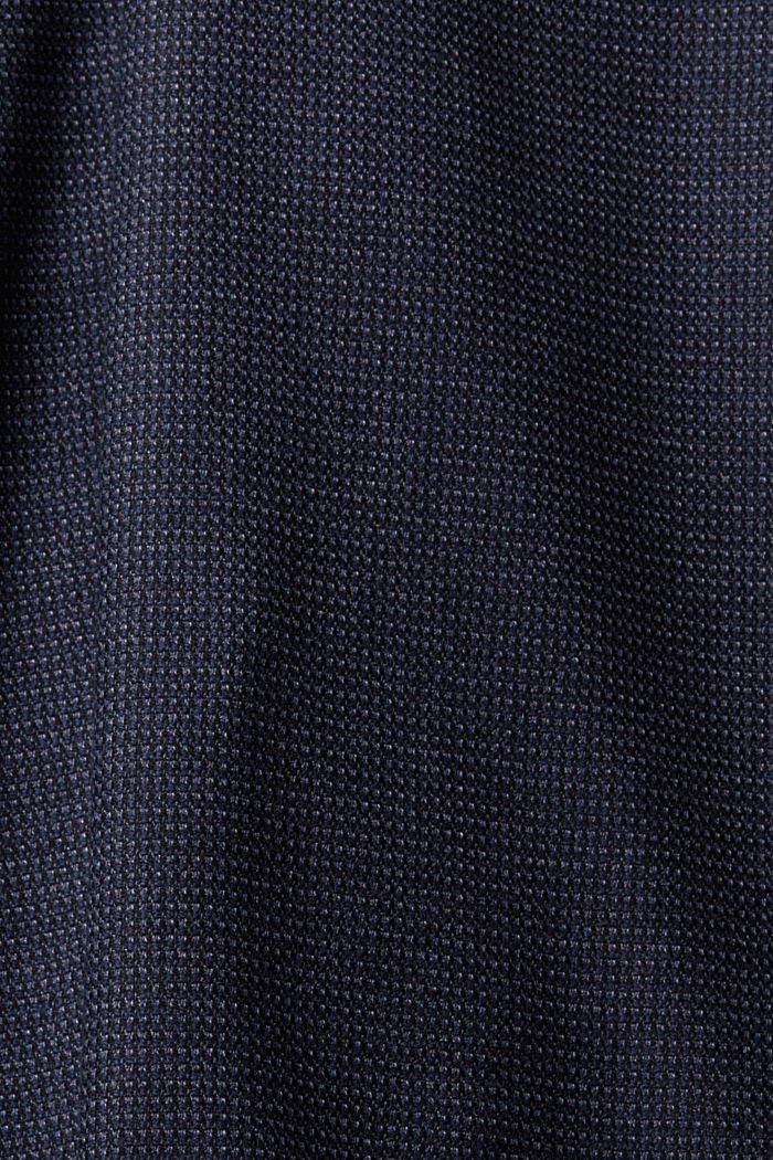 Textured suit trousers, DARK BLUE, detail-asia image number 6