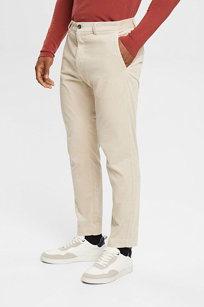 Pants woven Relaxed Slim Fit, SAND, detail-asia image number 0