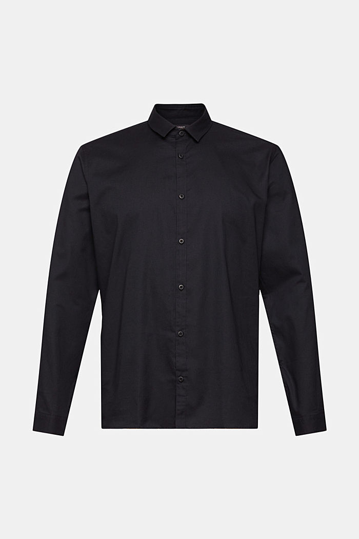 Shirts woven Slim Fit, BLACK, detail-asia image number 5