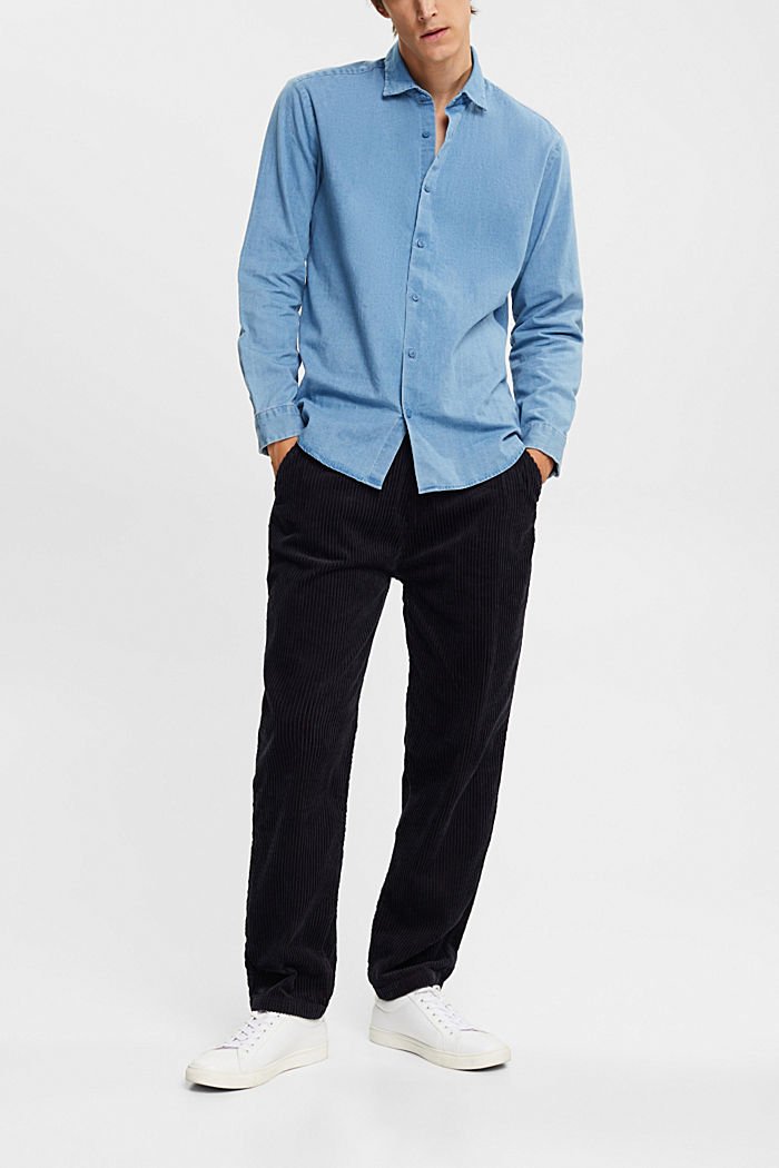 牛仔襯衫, BLUE BLEACHED, detail-asia image number 5