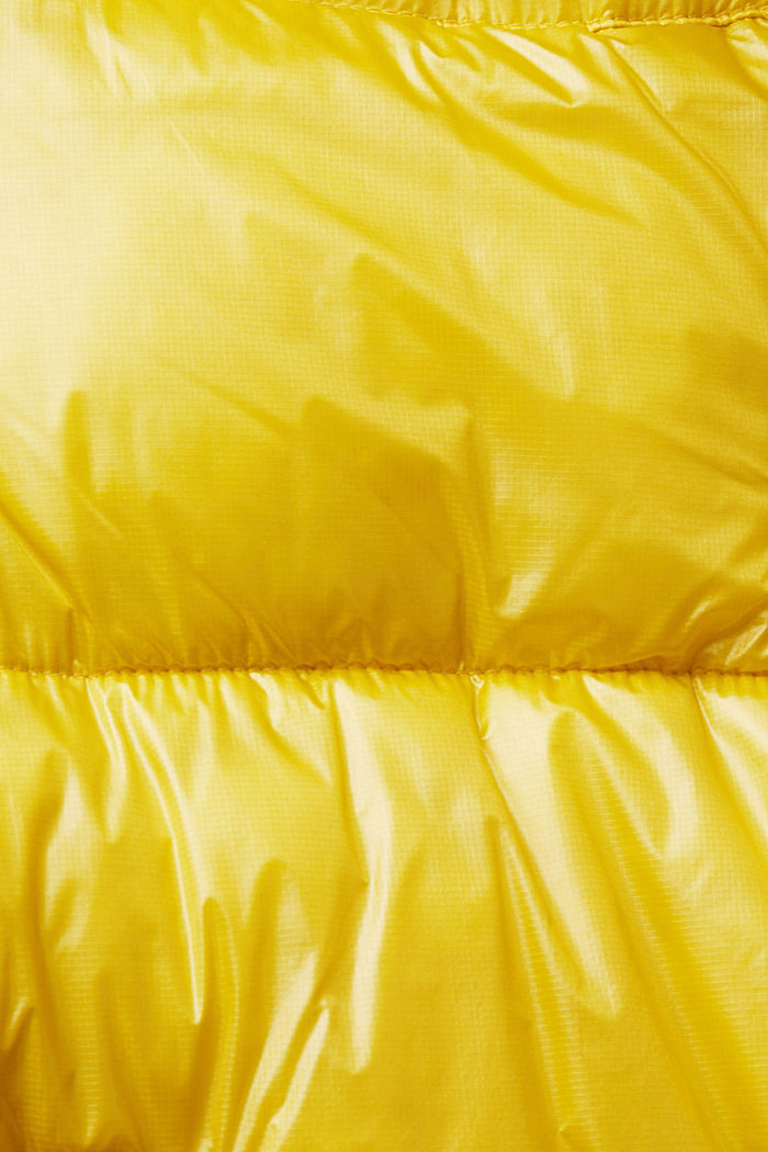 Glossy puffer jacket, PASTEL YELLOW, detail-asia image number 4