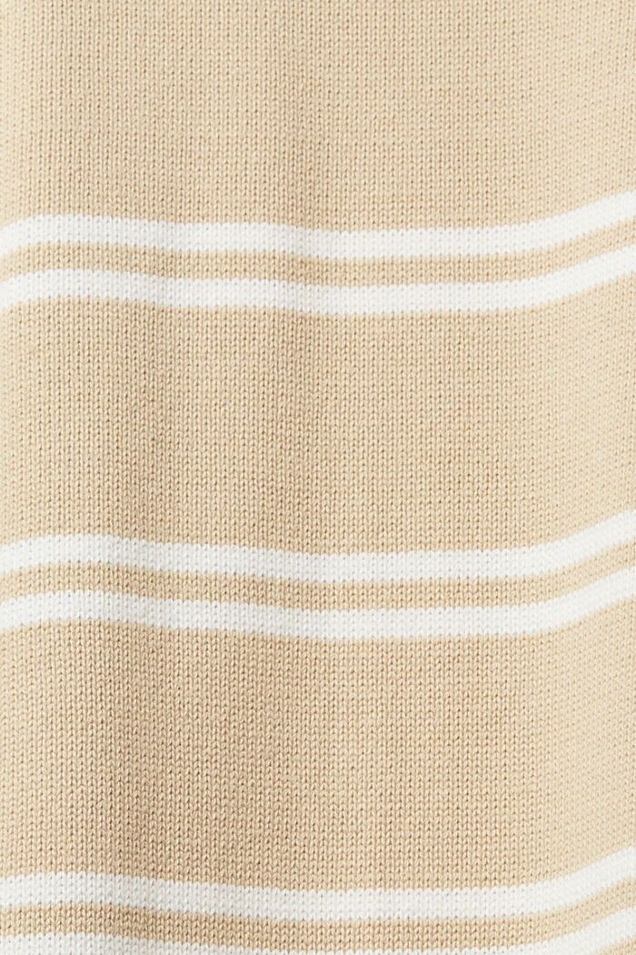 條紋針織上衣, 米色, detail-asia image number 5