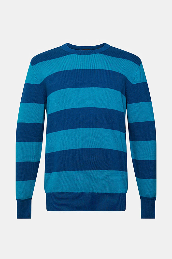 Striped jumper, PETROL BLUE, detail-asia image number 5