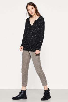 edc Flowing printed long sleeve top at our Online Shop