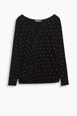 edc Flowing printed long sleeve top at our Online Shop